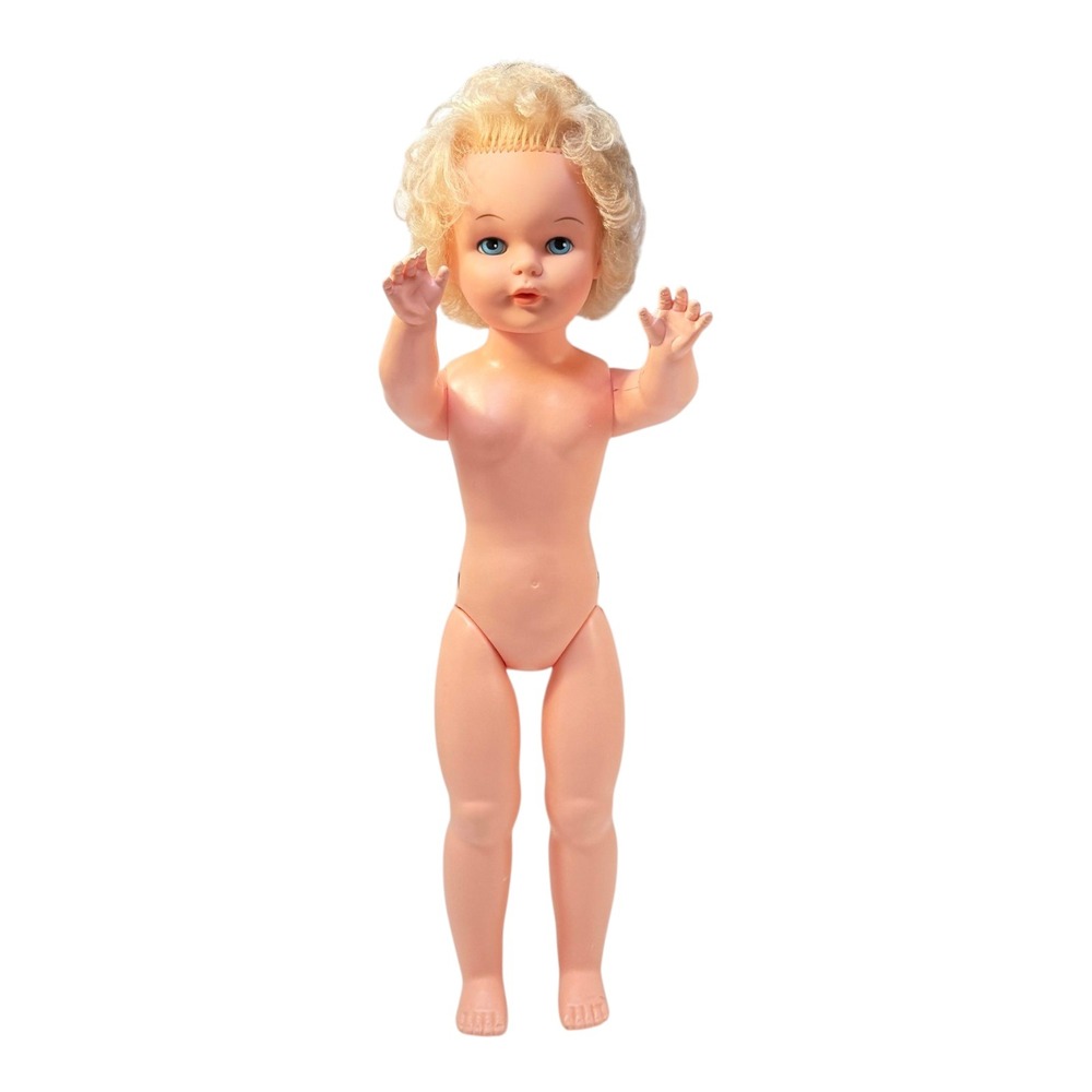 Reliable Toy Co Vintage Doll 24 in  Blonde Hair Blue Eyes‎ Canada